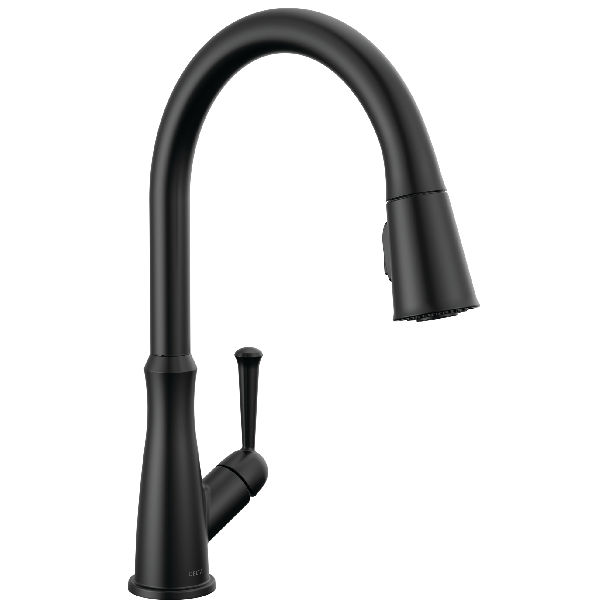 Delta - Single Handle Pull-Down Kitchen Faucet - Matte Black - 9110-BL-DST