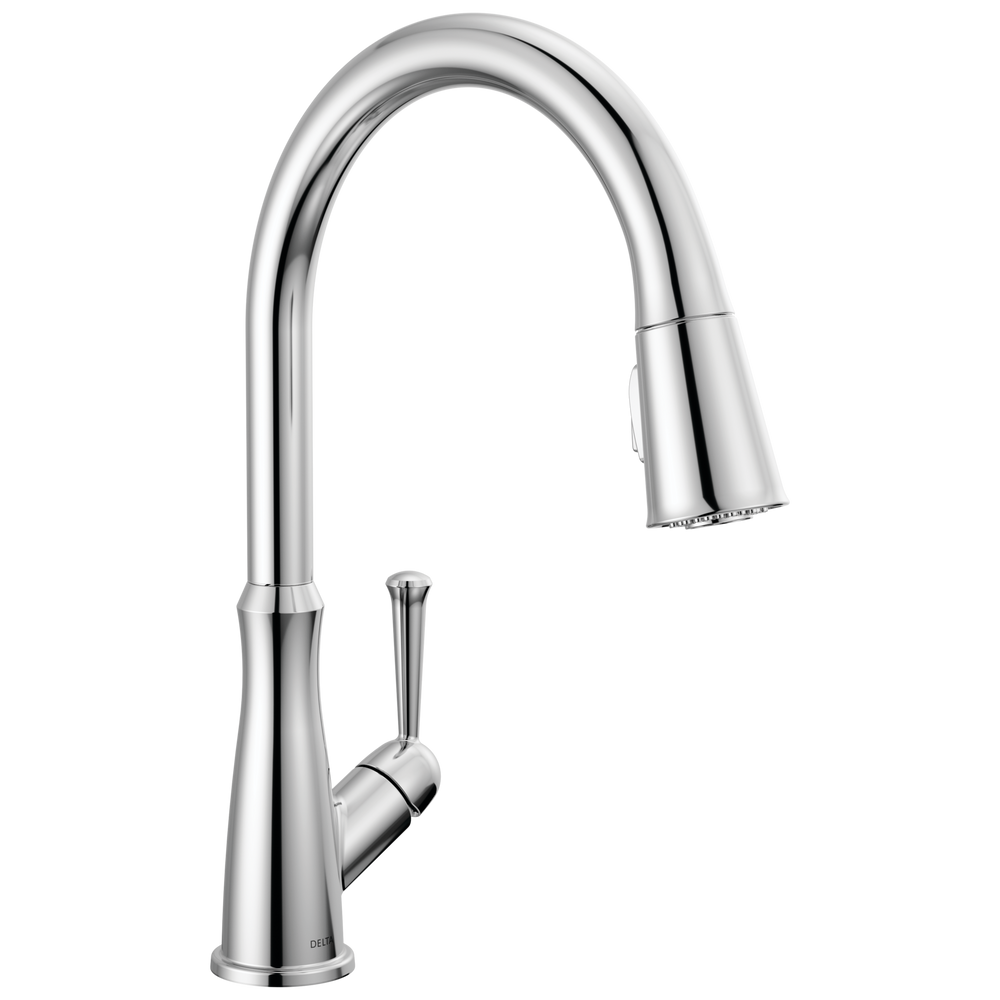 Delta - Single Handle Pull-Down Kitchen Faucet - Chrome - 9110-DST