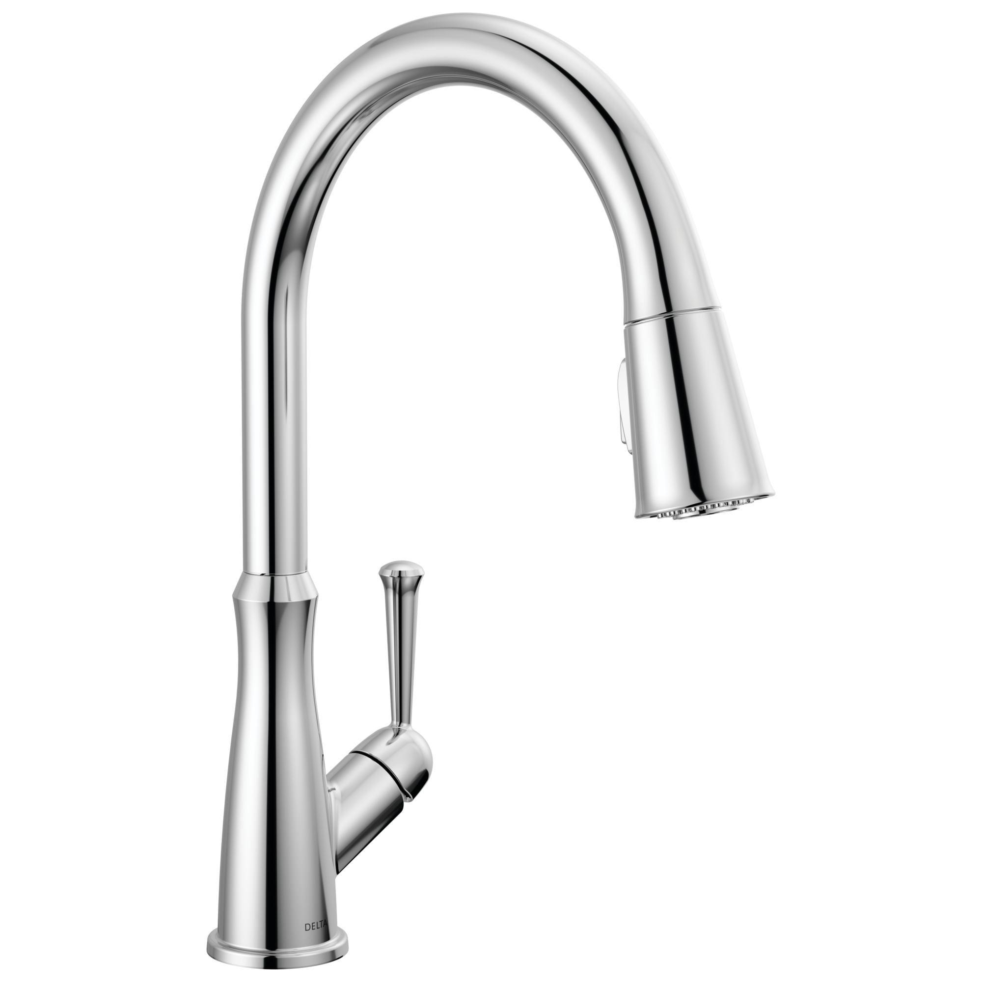 Delta - Single Handle Pull-Down Kitchen Faucet - Chrome - 9110-DST