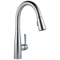 Delta - Single Handle Pull-Down Kitchen Faucet - Arctic Stainless - 9113-AR-DST