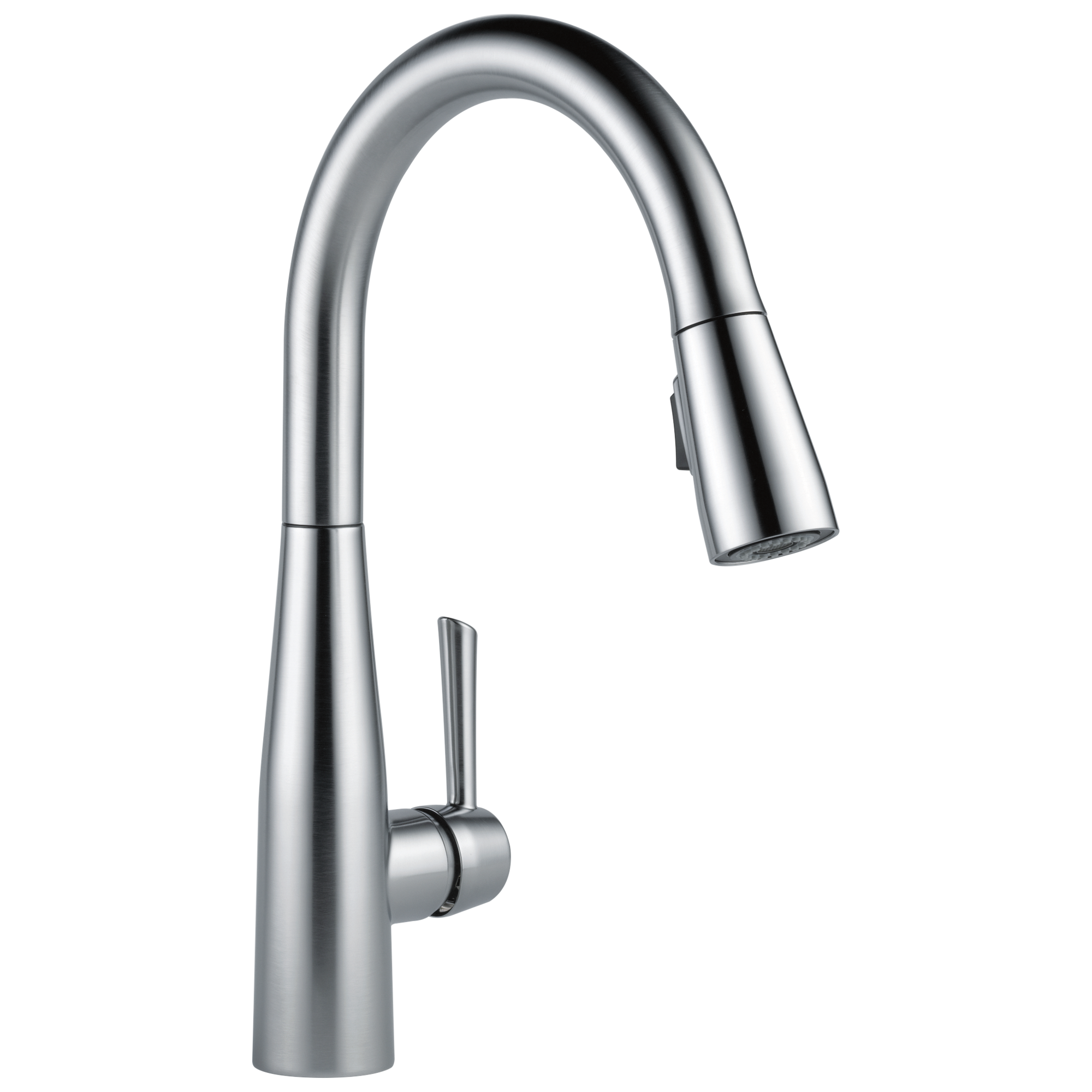 Delta - Single Handle Pull-Down Kitchen Faucet - Arctic Stainless - 9113-AR-DST