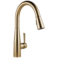 Delta - Single Handle Pull-Down Kitchen Faucet - Champagne Bronze - 9113-CZ-DST