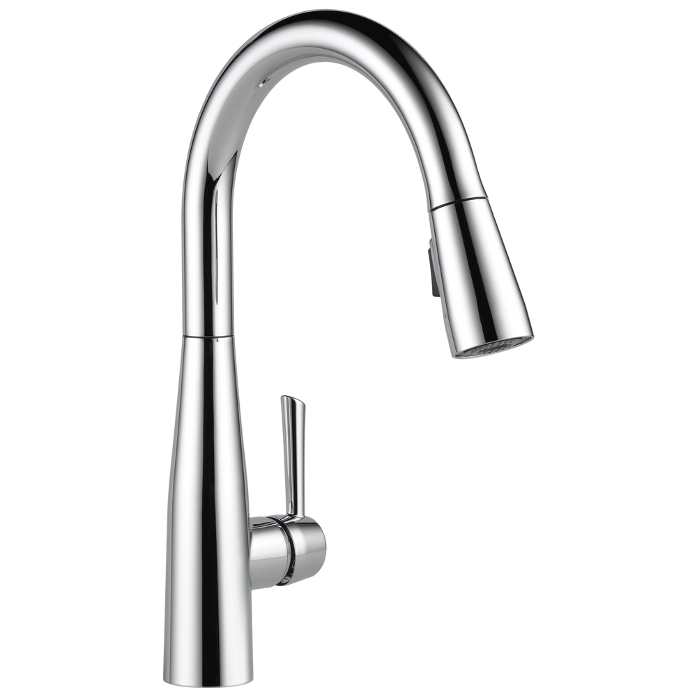 Delta - Single Handle Pull-Down Kitchen Faucet - Chrome - 9113-DST