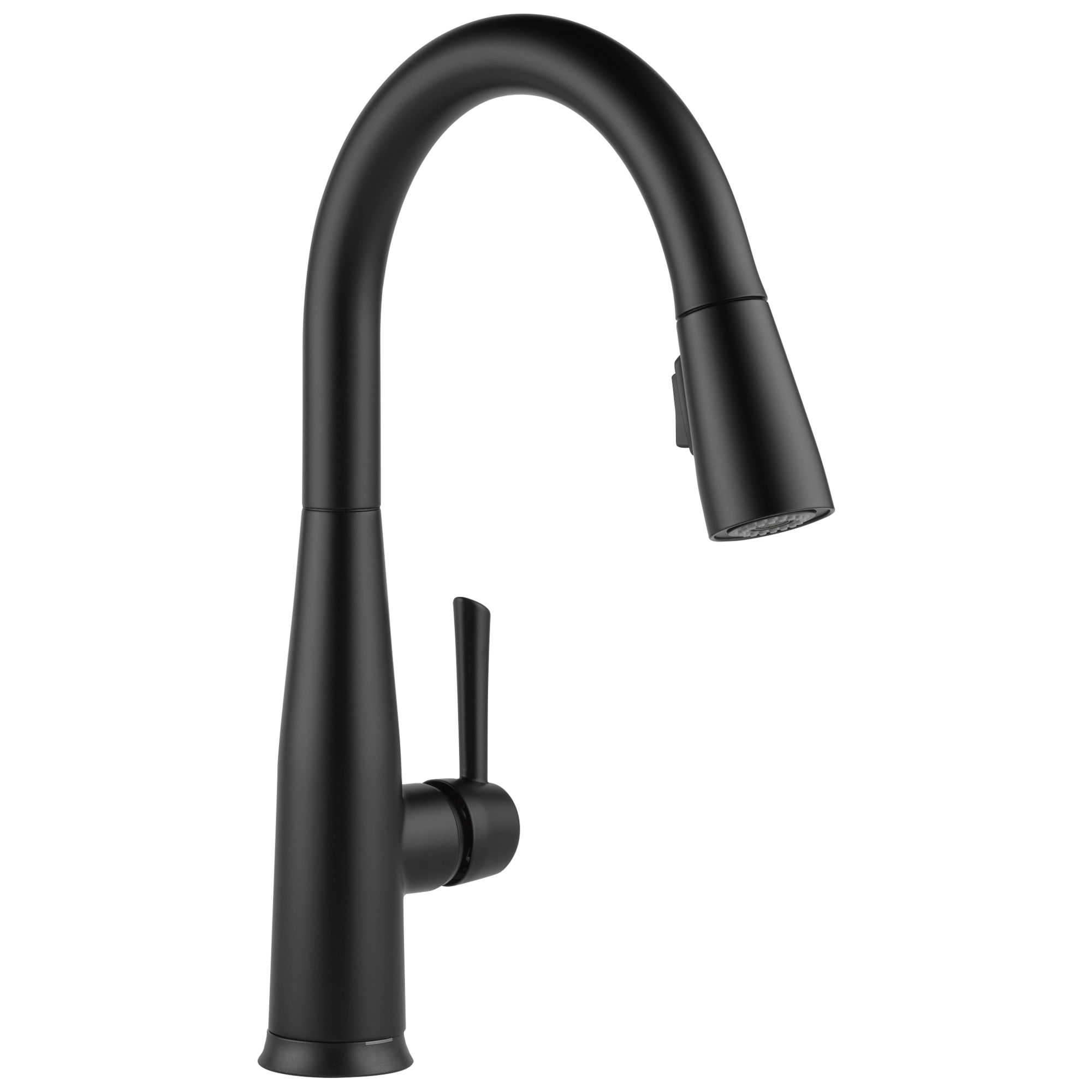 Delta - Single Handle Pull-Down Kitchen Faucet with Touch<sub>2</sub>O® Technology - Matte Black - 9113T-BL-DST