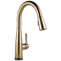 Delta - Single Handle Pull-Down Kitchen Faucet with Touch<sub>2</sub>O® Technology - Champagne Bronze - 9113T-CZ-DST