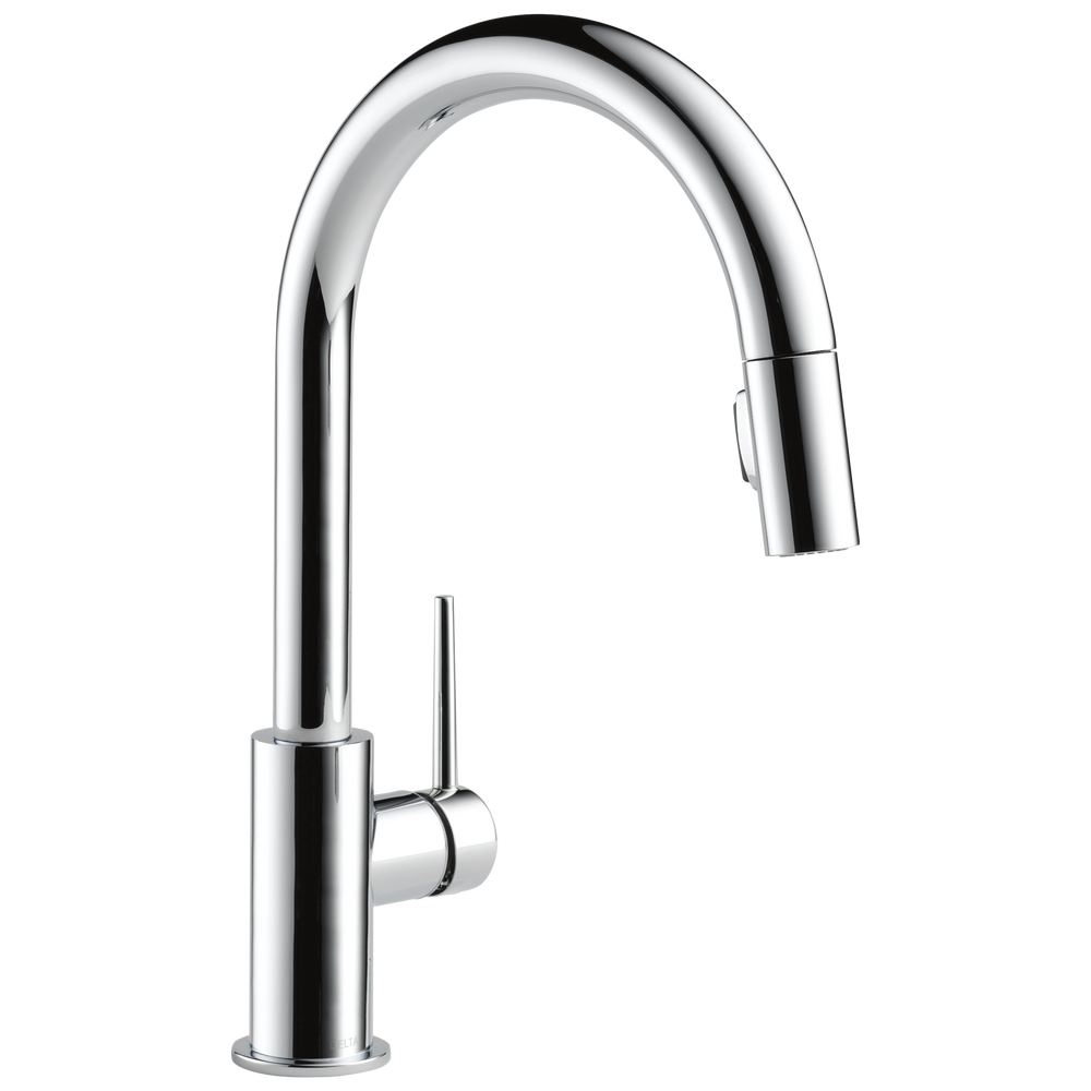 Delta - Single Handle Pull-Down Kitchen Faucet - Chrome - 9159-DST