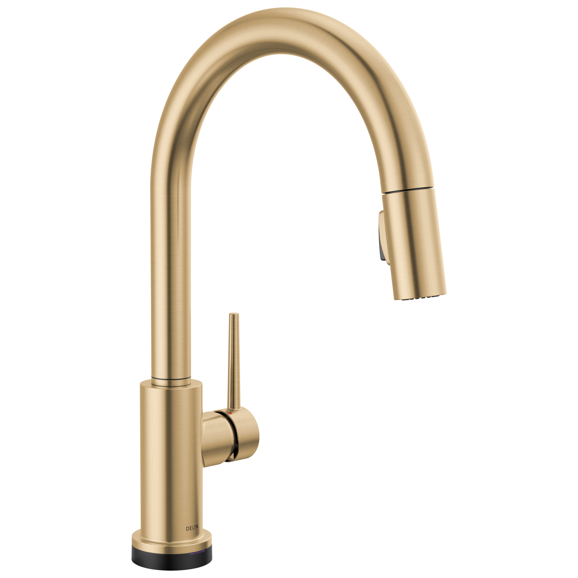 Delta - Single Handle Pull-Down Kitchen Faucet with Touch<sub>2</sub>O® Technology - Champagne Bronze - 9159T-CZ-DST