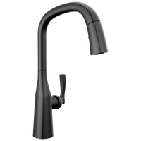 Delta - Single Handle Pull Down Kitchen Faucet  - Matte Black - 9176-BL-DST