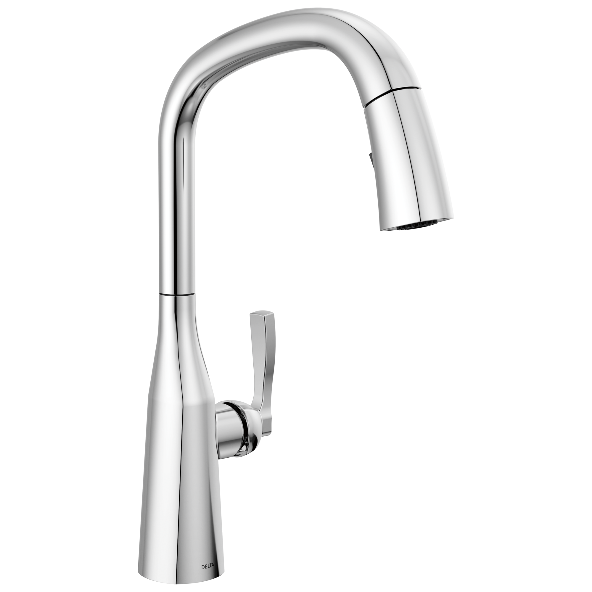 Delta - Single Handle Pull Down Kitchen Faucet  - Lumicoat® Chrome - 9176-PR-DST