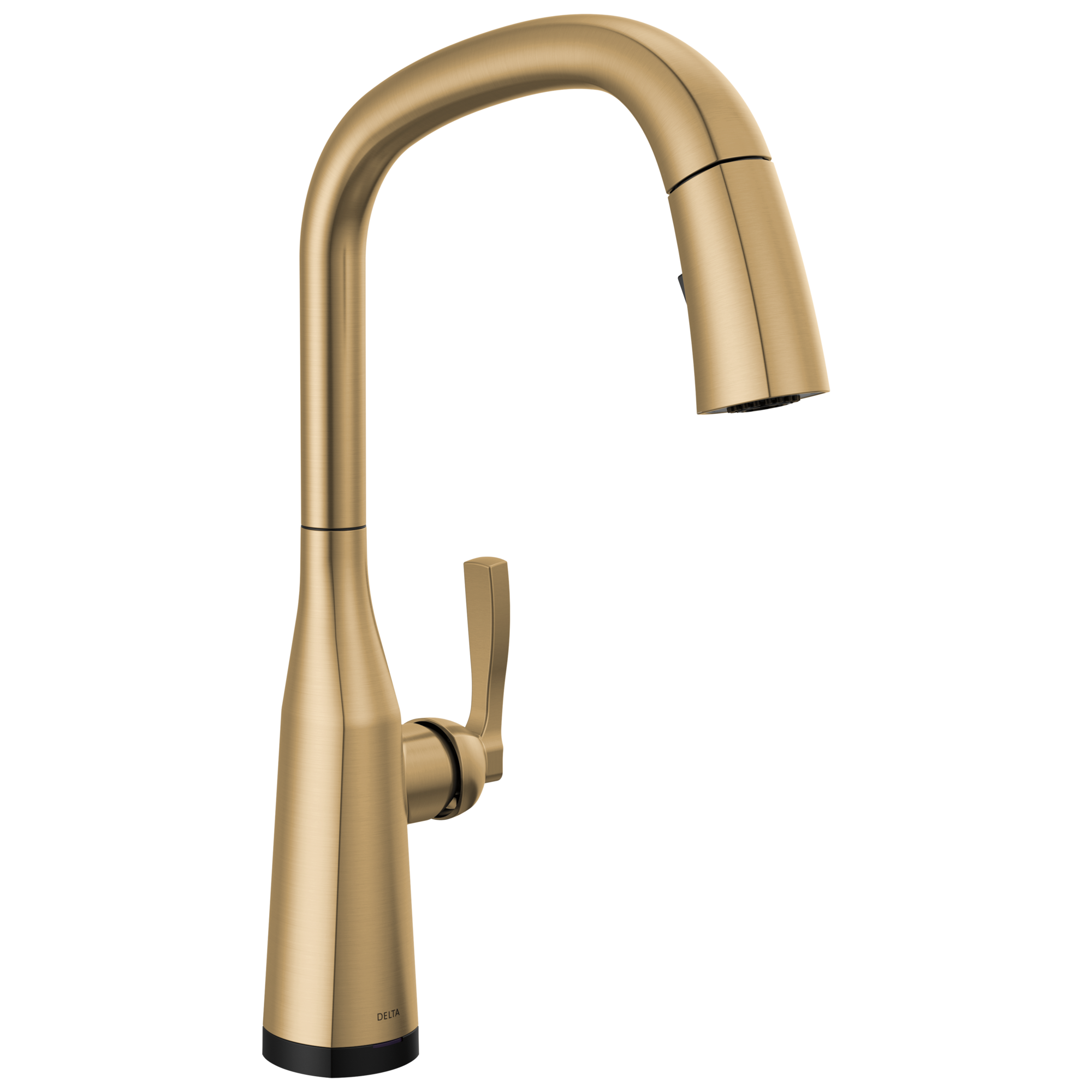 Delta - Single Handle Pull Down Kitchen Faucet with Touch 2O Technology - Lumicoat® Champagne Bronze - 9176T-CZ-PR-DST