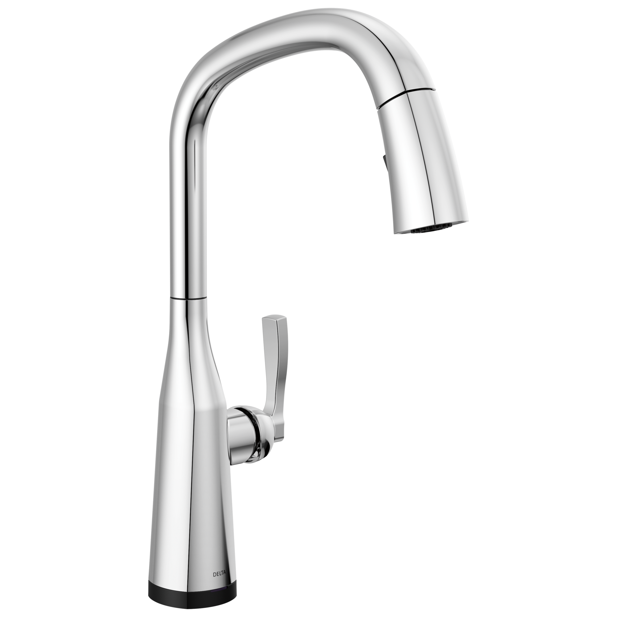 Delta - Single Handle Pull Down Kitchen Faucet with Touch 2O Technology - Lumicoat® Chrome - 9176T-PR-DST