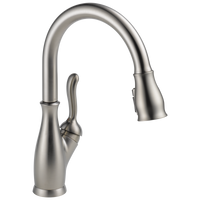 Delta - Single Handle Pull-Down Kitchen Faucet with ShieldSpray® Technology - Spotshield Stainless - 9178-SP-DST