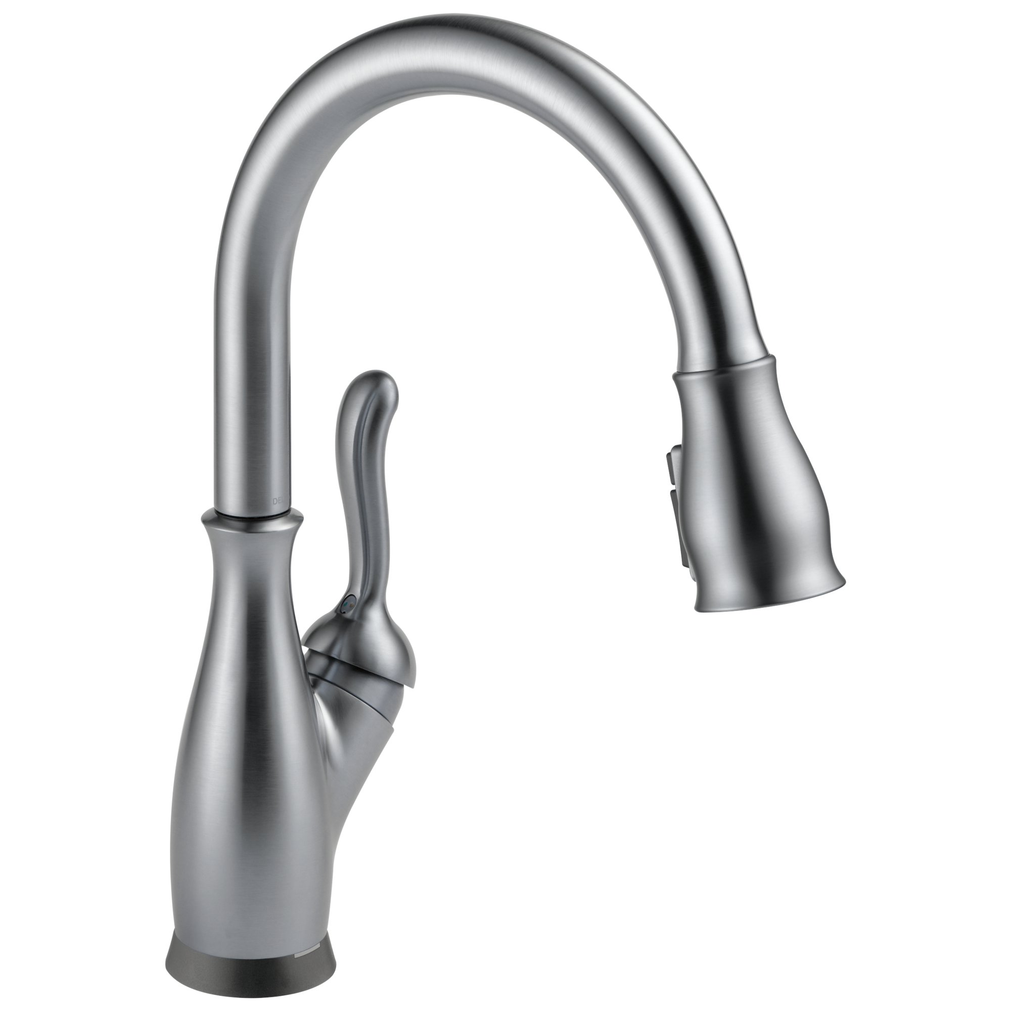 Delta - Single Handle Pull-Down Kitchen Faucet with Touch<sub>2</sub>O® and ShieldSpray® Technologies - Arctic Stainless - 9178T-AR-DST