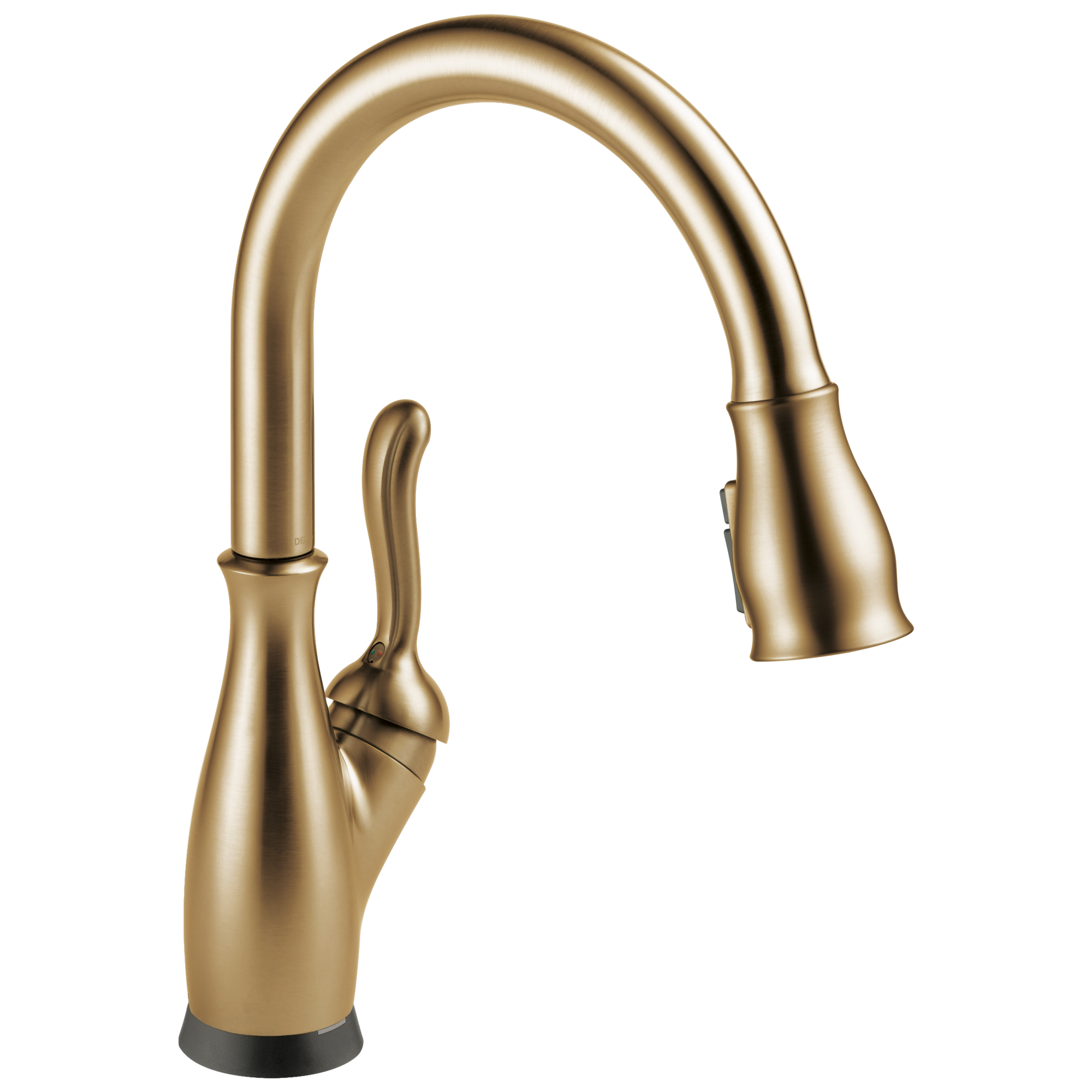 Delta - Single Handle Pull-Down Kitchen Faucet with Touch<sub>2</sub>O® and ShieldSpray® Technologies - Champagne Bronze - 9178T-CZ-DST