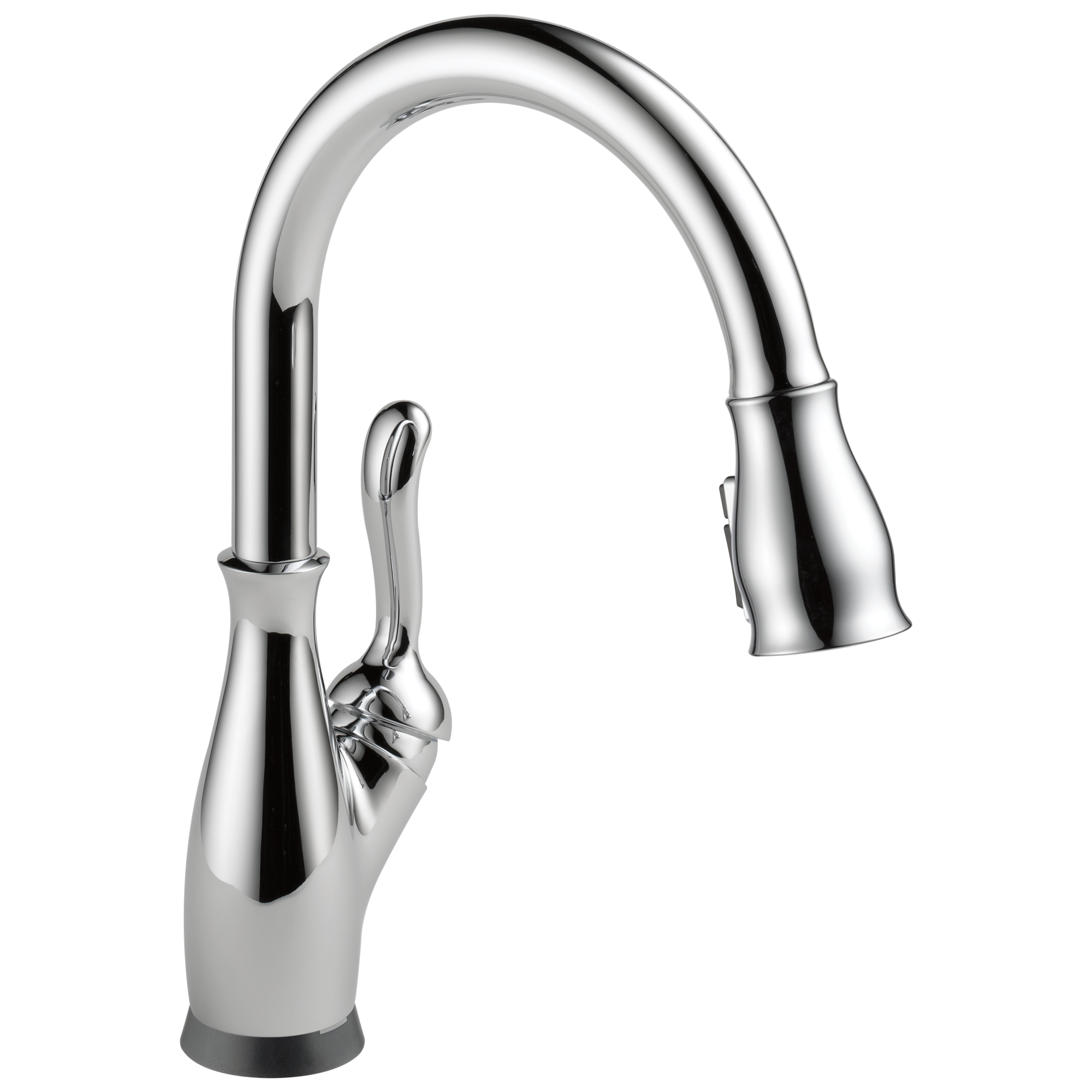 Delta - Single Handle Pull-Down Kitchen Faucet with Touch<sub>2</sub>O® and ShieldSpray® Technologies - Chrome - 9178T-DST