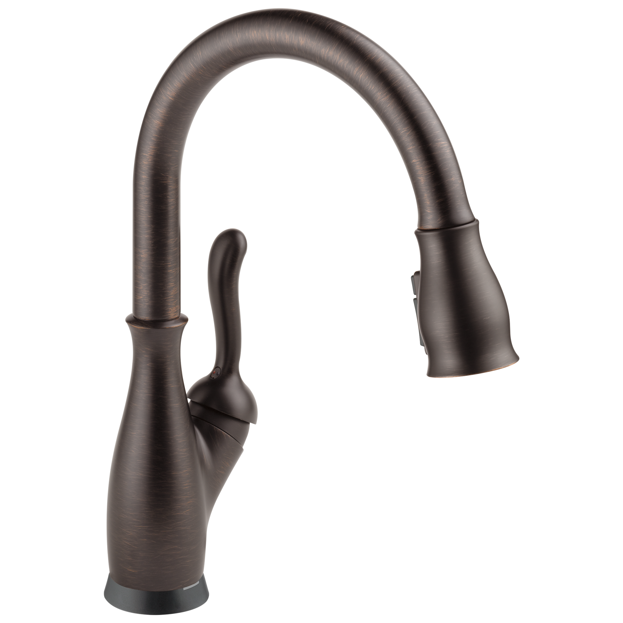 Delta - Single Handle Pull-Down Kitchen Faucet with Touch<sub>2</sub>O® and ShieldSpray® Technologies - Venetian Bronze - 9178T-RB-DST