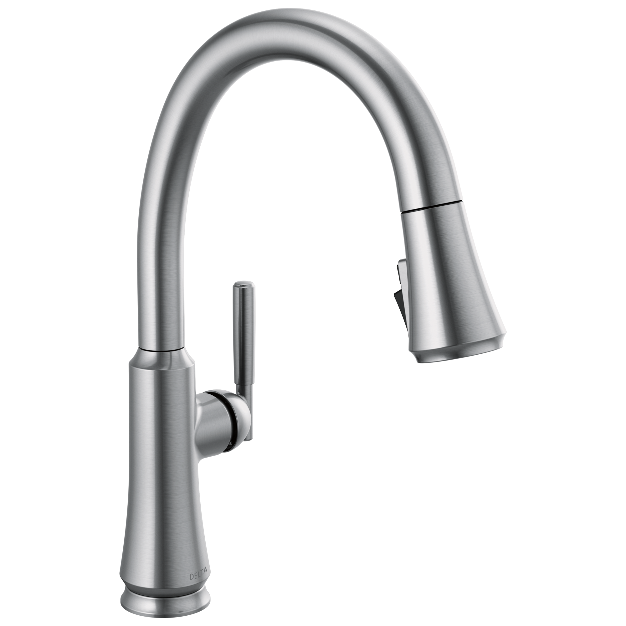 Delta - Single Handle Pull Down Kitchen Faucet - Arctic Stainless - 9179-AR-DST