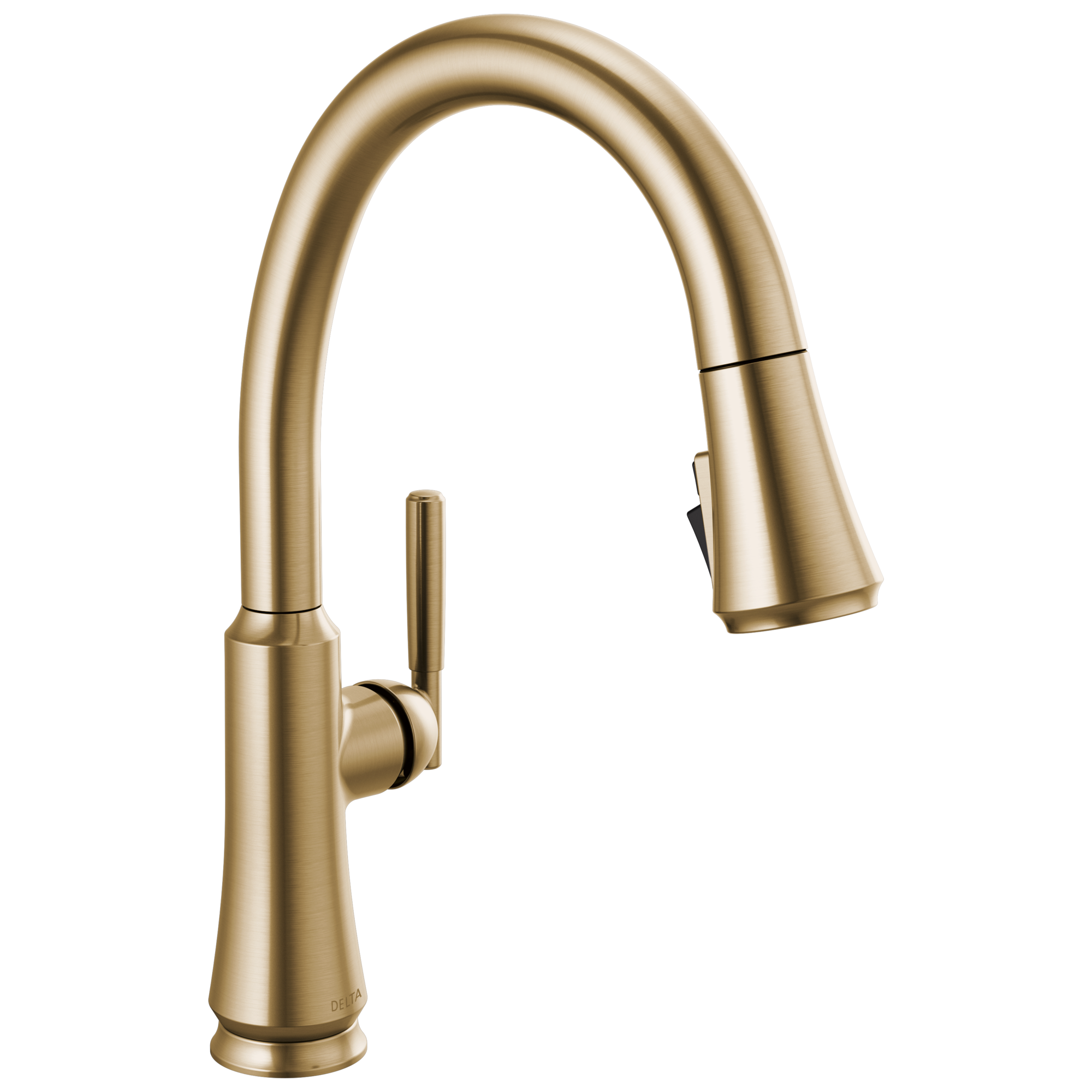 Delta - Single Handle Pull Down Kitchen Faucet - Champagne Bronze - 9179-CZ-DST