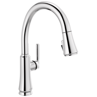 Delta - Single Handle Pull Down Kitchen Faucet - Chrome - 9179-DST