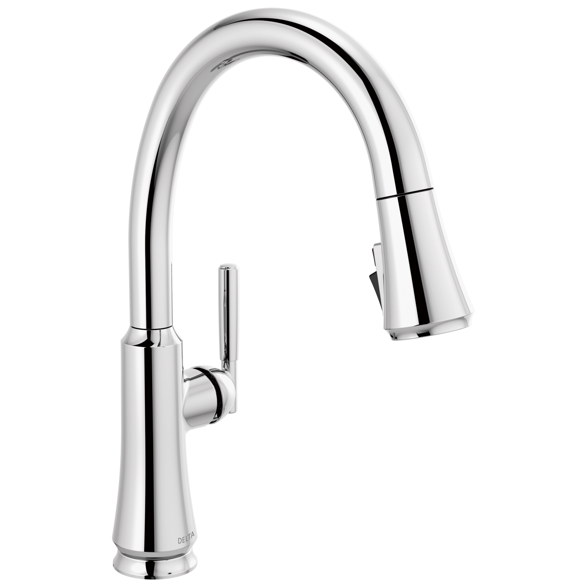 Delta - Single Handle Pull Down Kitchen Faucet - Chrome - 9179-DST