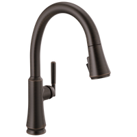 Delta - Single Handle Pull Down Kitchen Faucet - Venetian Bronze - 9179-RB-DST