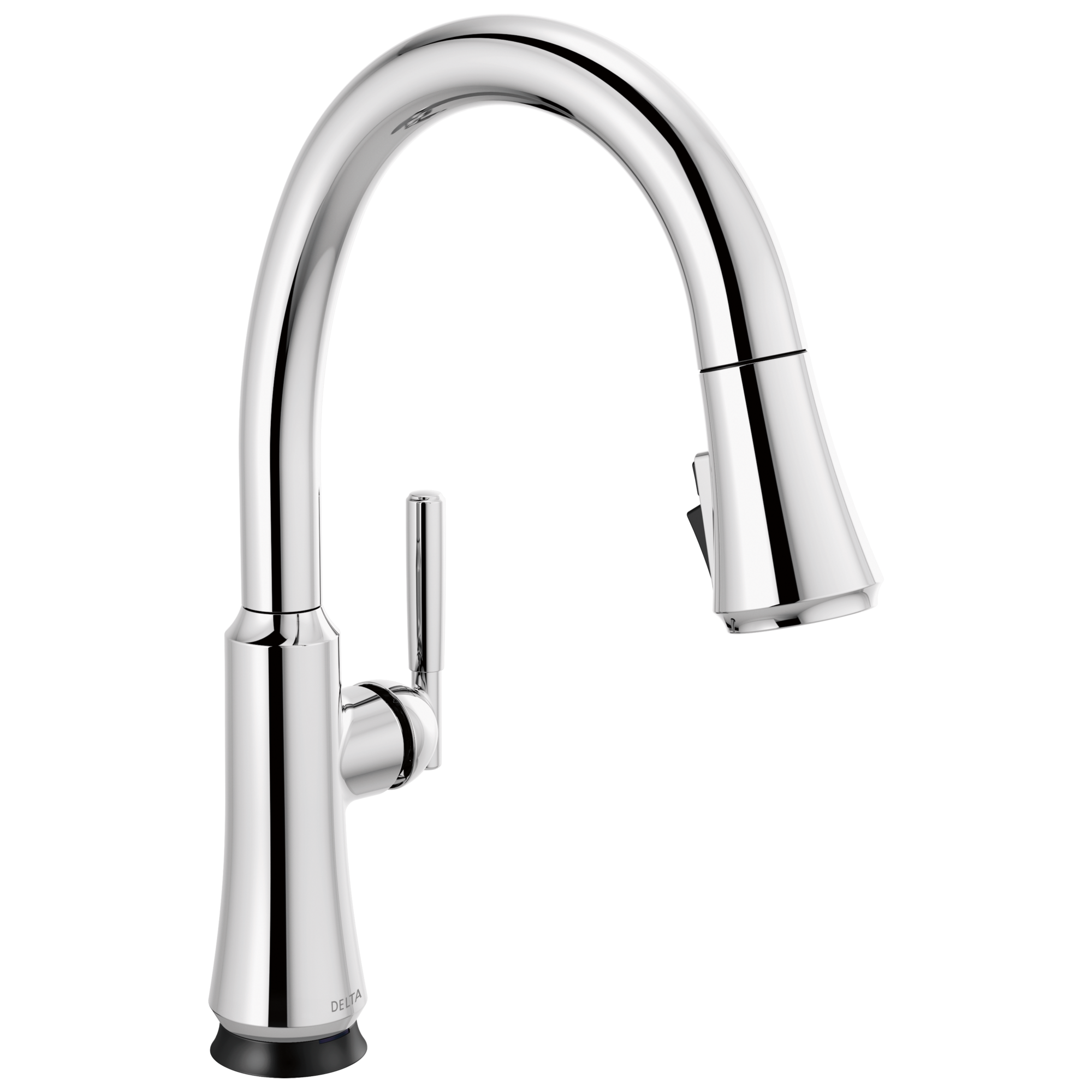 Delta - Single Handle Pull Down Kitchen Faucet with Touch<sub>2</sub>O Technology - Chrome - 9179T-DST