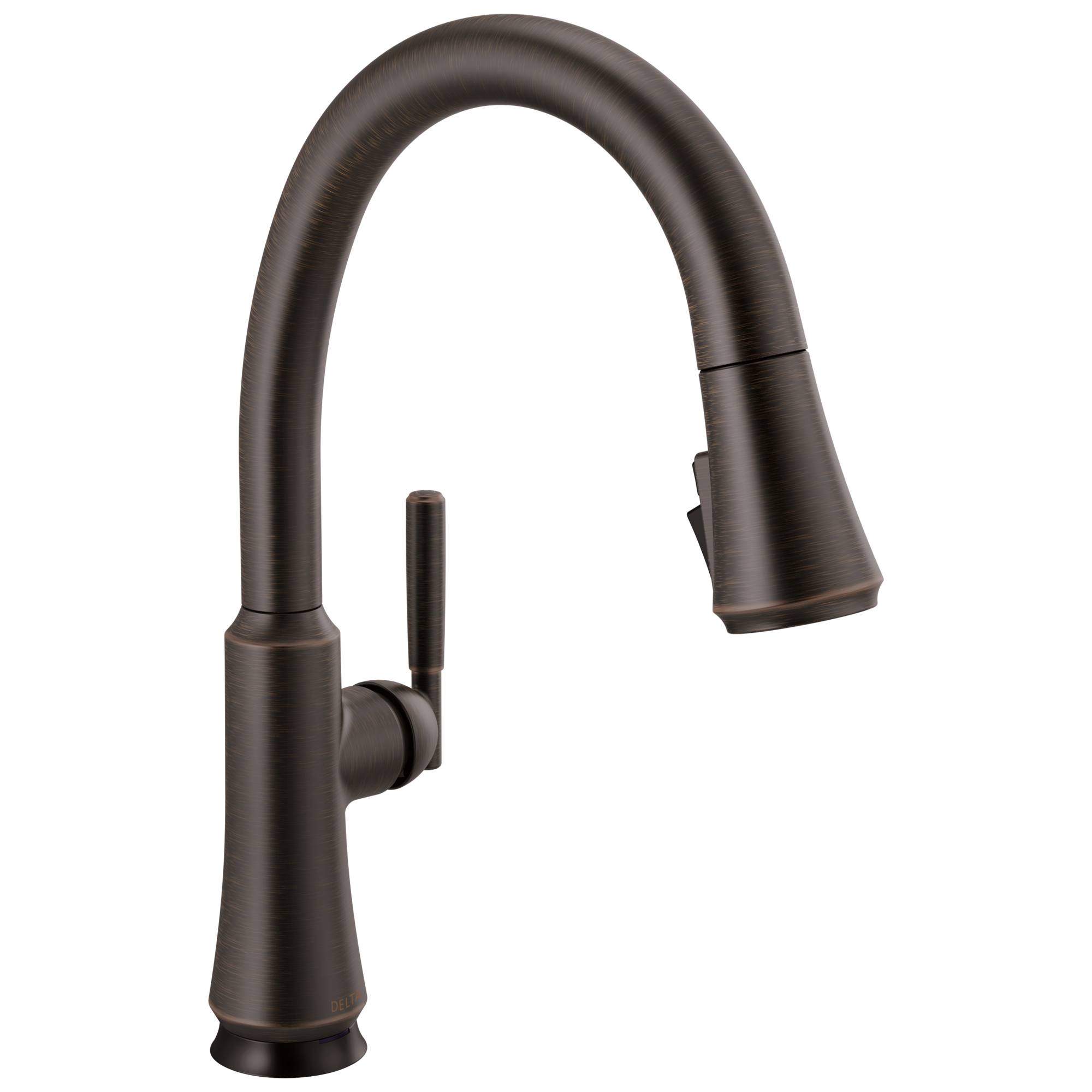 Delta - Single Handle Pull Down Kitchen Faucet with Touch<sub>2</sub>O Technology - Venetian Bronze - 9179T-RB-DST