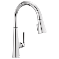 Delta - Single Handle Pull Down Kitchen Faucet  - Lumicoat® Chrome - 9182-PR-DST