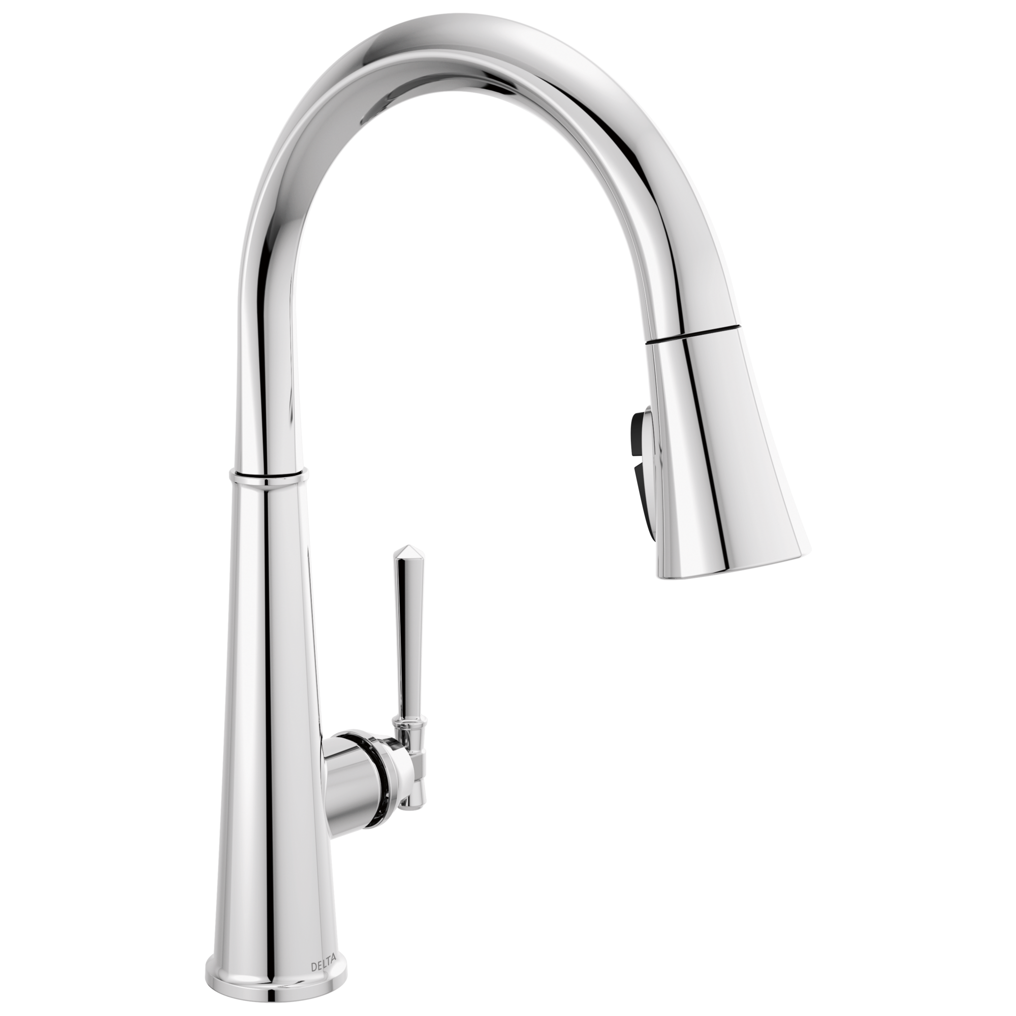 Delta - Single Handle Pull Down Kitchen Faucet  - Lumicoat® Chrome - 9182-PR-DST