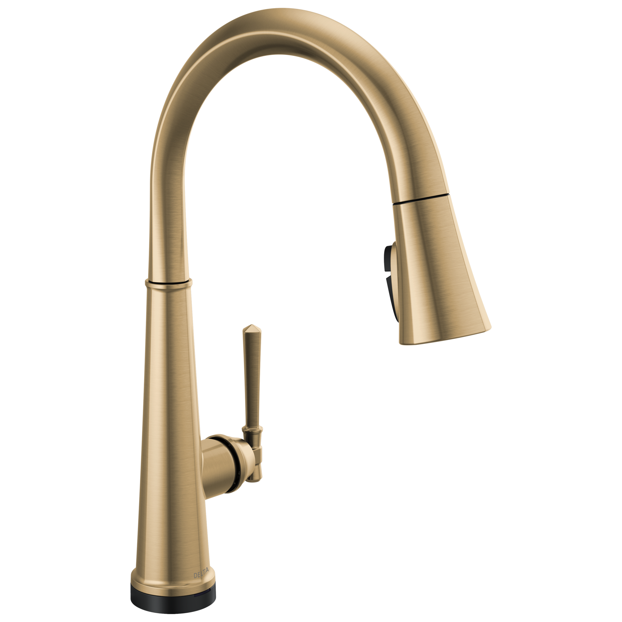 Delta - Single Handle Pull Down Kitchen Faucet with Touch2O Technology  - Lumicoat® Champagne Bronze - 9182T-CZ-PR-DST