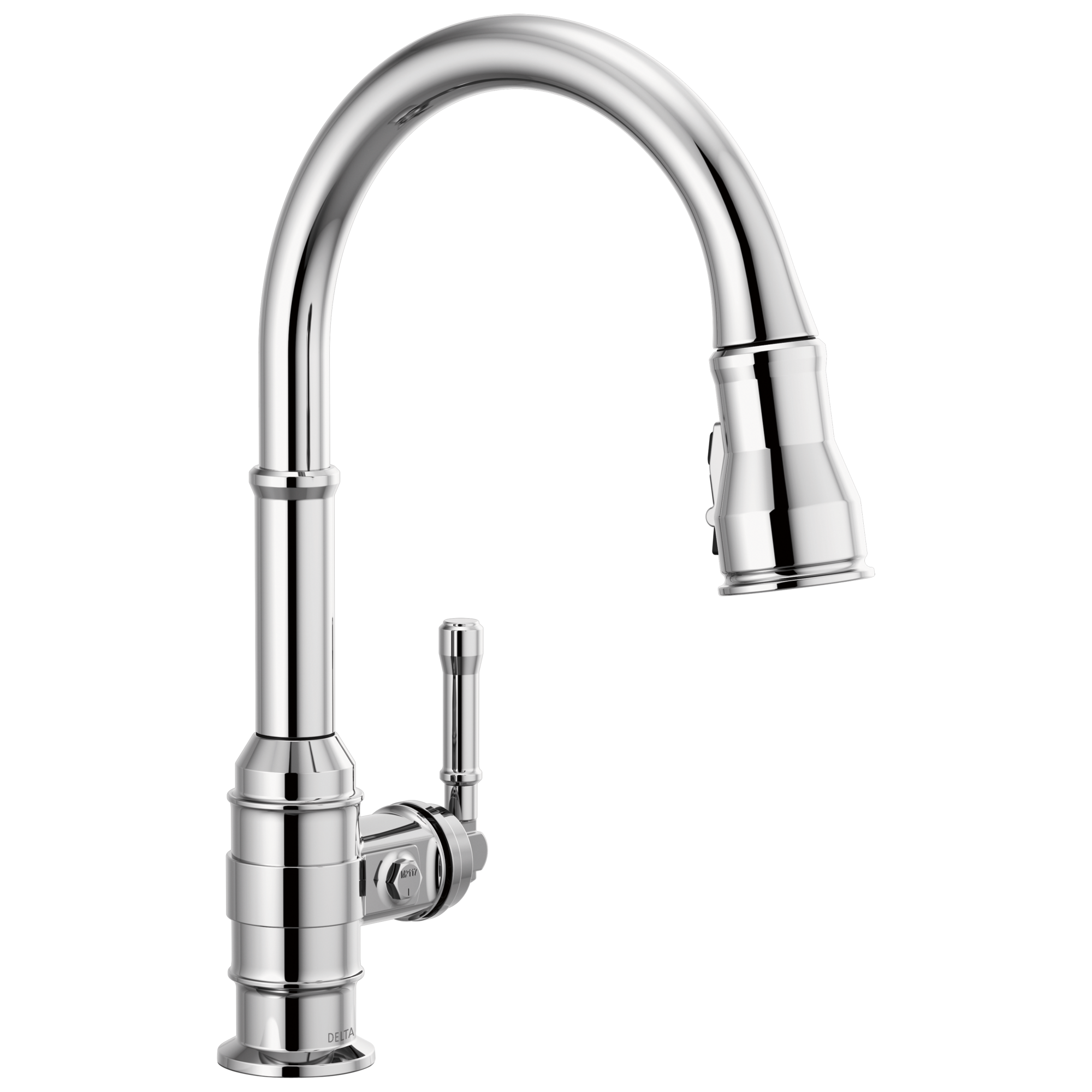 Delta - Single Handle Pull-Down Kitchen Faucet - Chrome - 9190-DST