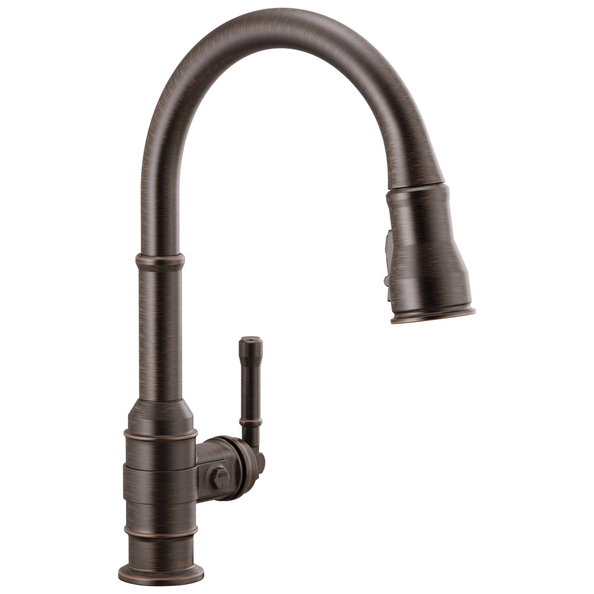 Delta - Single Handle Pull-Down Kitchen Faucet - Venetian Bronze - 9190-RB-DST