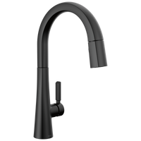 Delta - Single Handle Pull-Down Kitchen Faucet - Matte Black - 9191-BL-DST