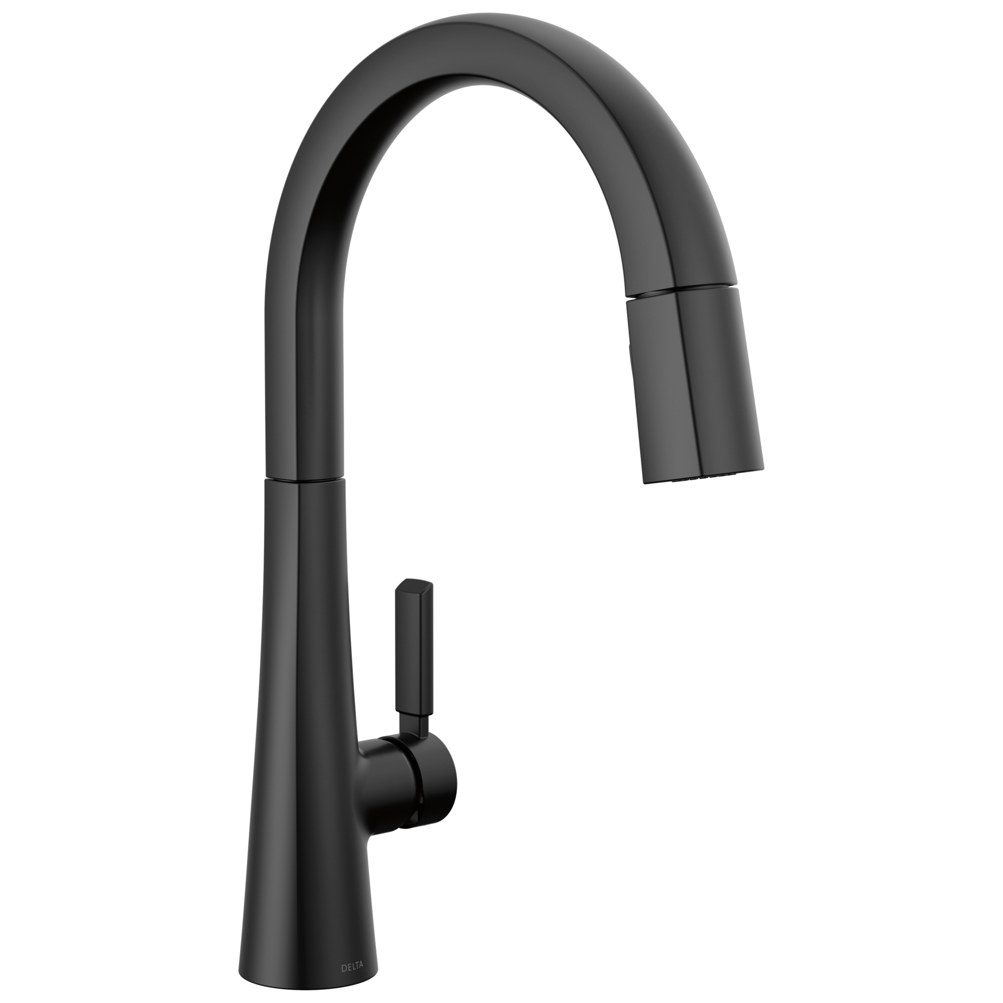 Delta - Single Handle Pull-Down Kitchen Faucet - Matte Black - 9191-BL-DST