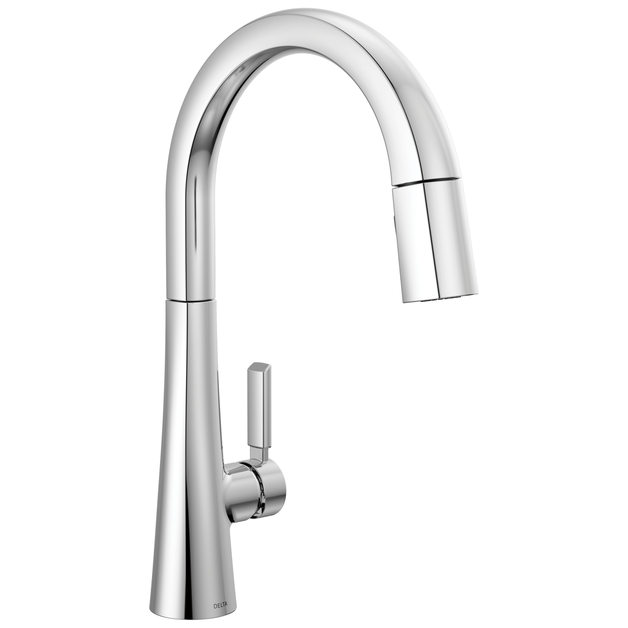 Delta - Single Handle Pull-Down Kitchen Faucet - Lumicoat® Chrome - 9191-PR-DST