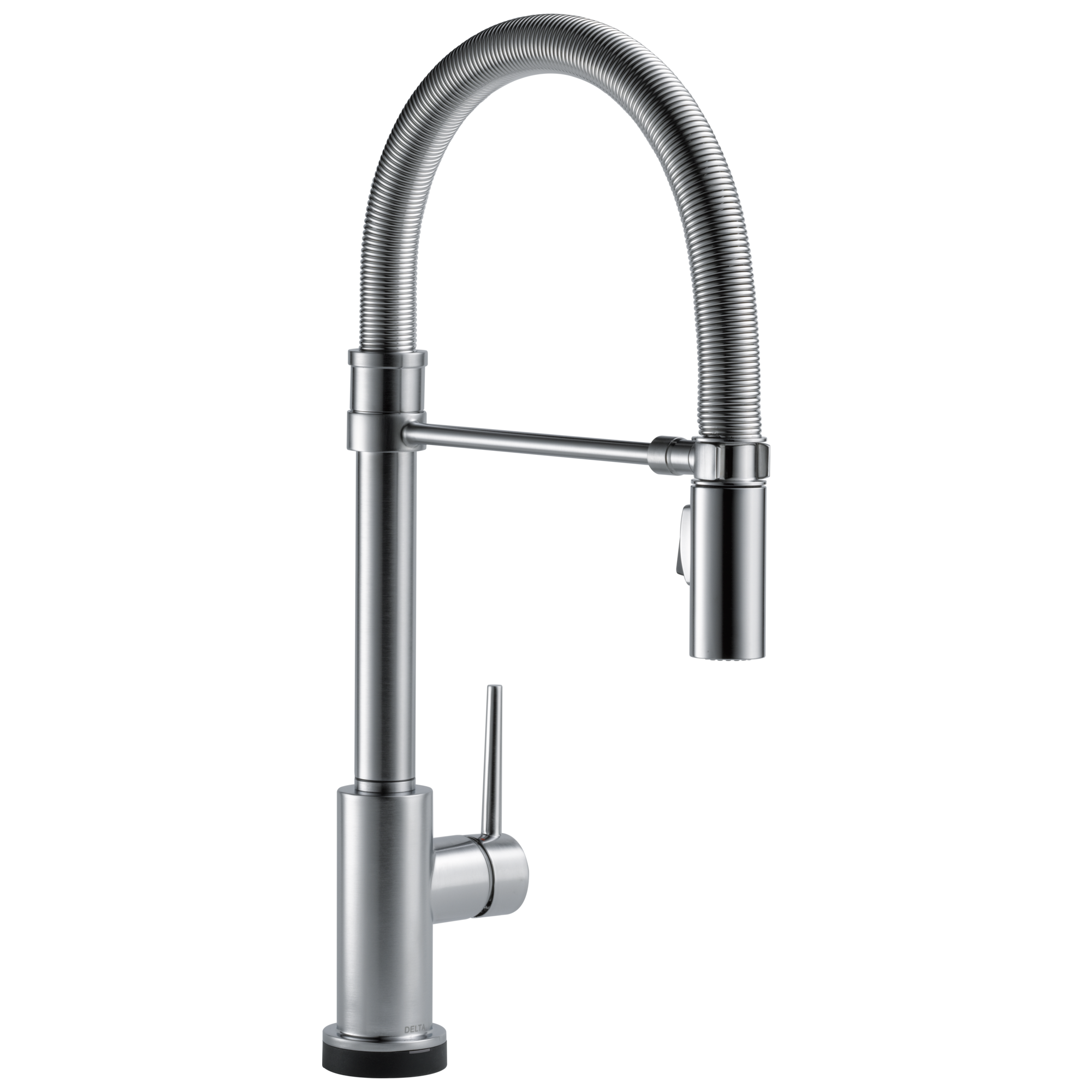 Delta - Single-Handle Pull-Down Spring Kitchen Faucet with Touch<sub>2</sub>O® Technology - Arctic Stainless - 9659T-AR-DST