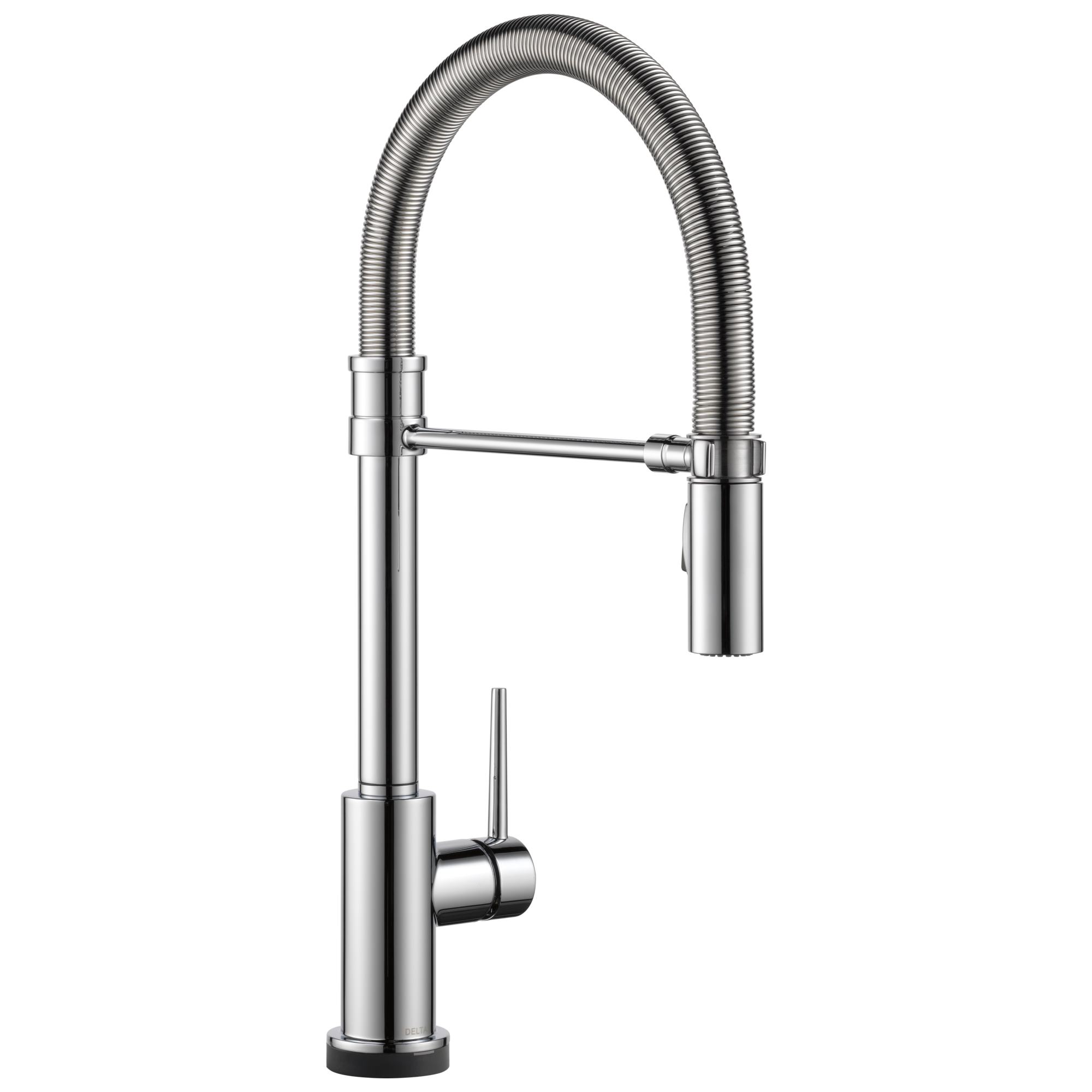 Delta - Single-Handle Pull-Down Spring Kitchen Faucet with Touch<sub>2</sub>O® Technology - Chrome - 9659T-DST