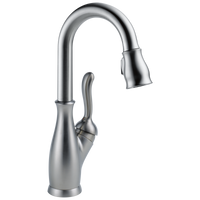 Delta - Single Handle Pull-Down Bar / Prep Faucet - Arctic Stainless - 9678-AR-DST