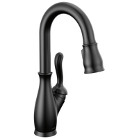 Delta - Single Handle Pull-Down Bar / Prep Faucet - Matte Black - 9678-BL-DST