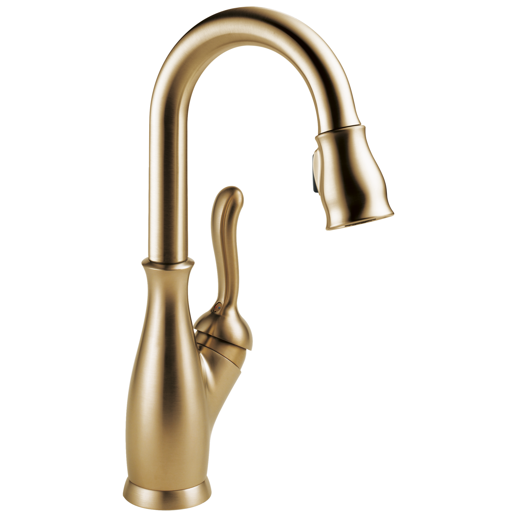 Delta - Single Handle Pull-Down Bar / Prep Faucet - Champagne Bronze - 9678-CZ-DST