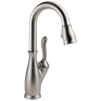 Delta - Single Handle Pull-Down Bar / Prep Faucet - Spotshield Stainless - 9678-SP-DST