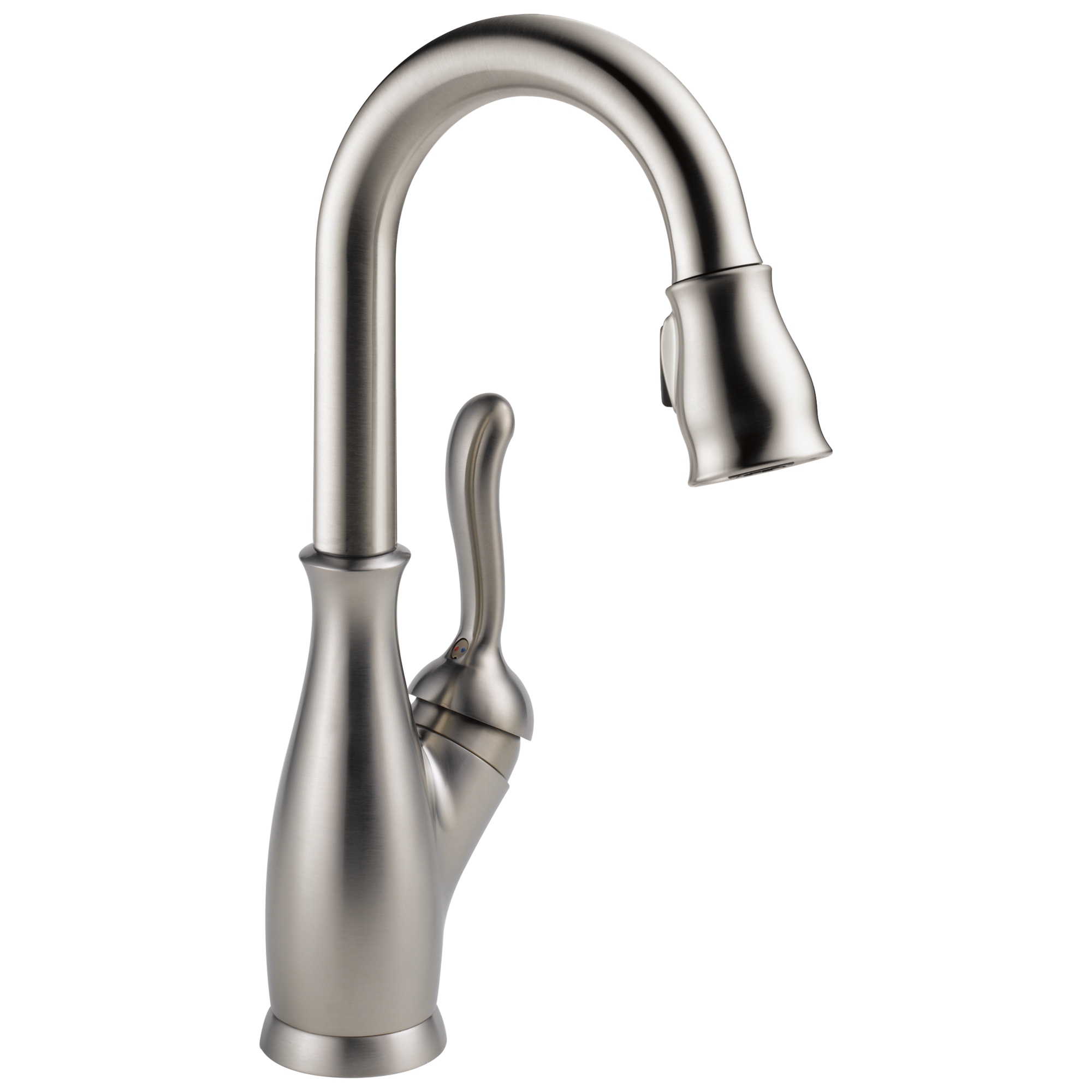 Delta - Single Handle Pull-Down Bar / Prep Faucet - Spotshield Stainless - 9678-SP-DST