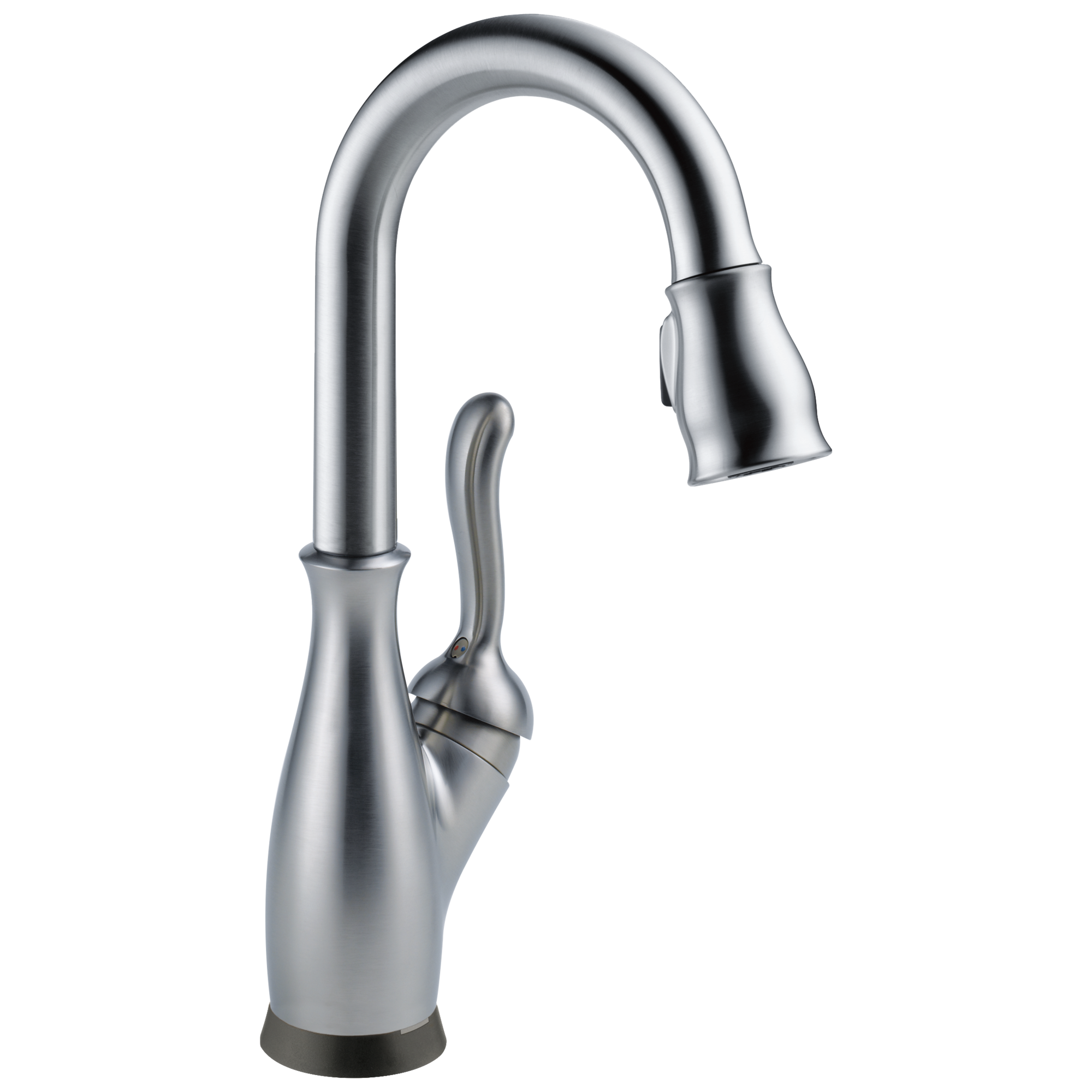 Delta - Single Handle Pull-Down Bar / Prep Faucet with Touch<sub>2</sub>O® Technology - Arctic Stainless - 9678T-AR-DST