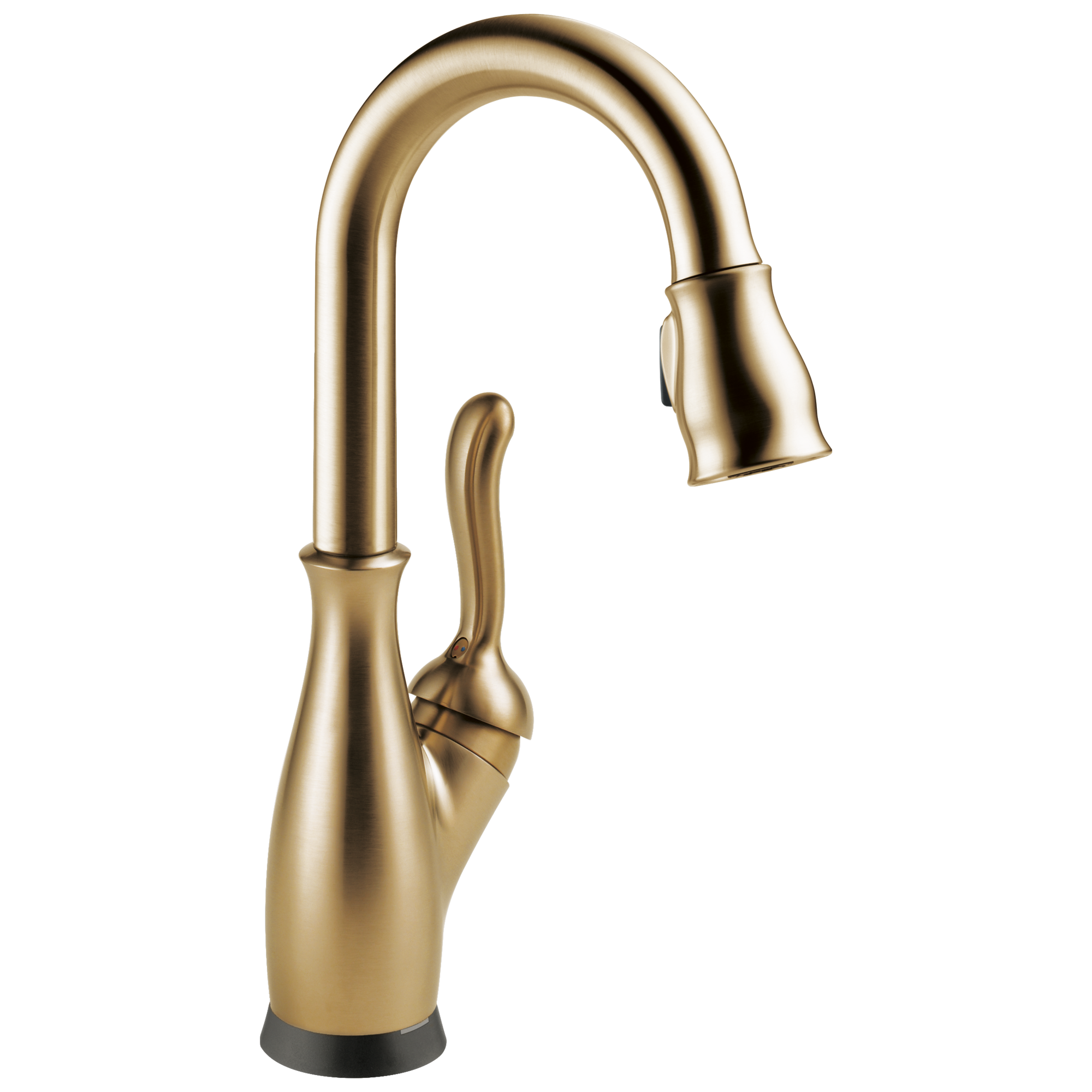 Delta - Single Handle Pull-Down Bar / Prep Faucet with Touch<sub>2</sub>O® Technology - Champagne Bronze - 9678T-CZ-DST