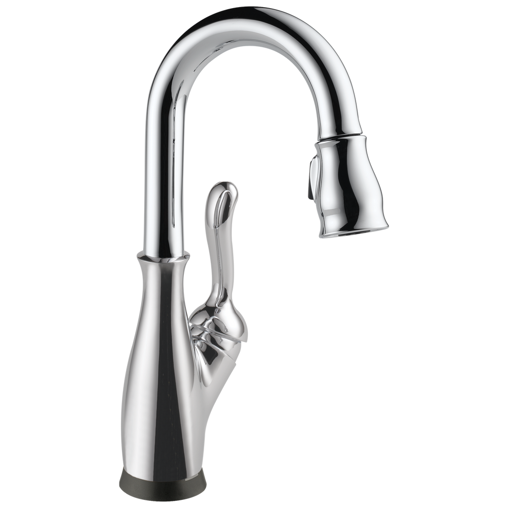 Delta - Single Handle Pull-Down Bar / Prep Faucet with Touch<sub>2</sub>O® Technology - Chrome - 9678T-DST