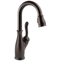 Delta - Single Handle Pull-Down Bar / Prep Faucet with Touch<sub>2</sub>O® Technology - Venetian Bronze - 9678T-RB-DST