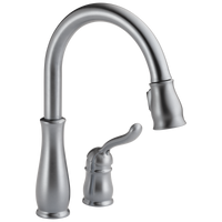 Delta - Single Handle Pull-Down Kitchen Faucet - Arctic Stainless - 978-AR-DST