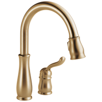 Delta - Single Handle Pull-Down Kitchen Faucet - Champagne Bronze - 978-CZ-DST