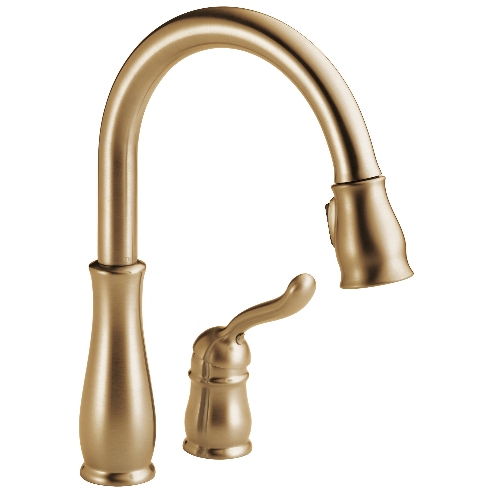 Delta - Single Handle Pull-Down Kitchen Faucet - Champagne Bronze - 978-CZ-DST