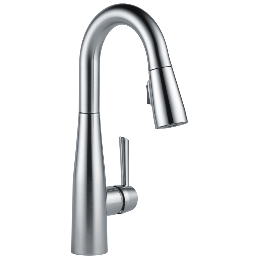 Delta - Single Handle Pull-Down Bar / Prep Faucet - Arctic Stainless - 9913-AR-DST